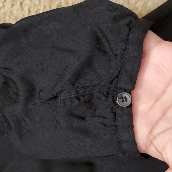 Talbots Neck Tie Blouse Top- 12 - Picture 6 of 8